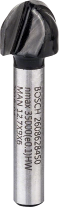BOSCH	بنطة راوتر  لتخديد التجاويف الدائريه 6 مم اجمالى الطول 40 مم	2608628450