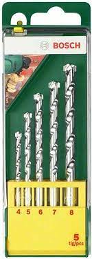 BOSCH	تشكيله من بنط الطوب كعب سليندر 5 قطع	2607019439