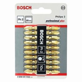 BOSCH	باكت سنون مفكات 10 قطع PH2 تيتانيوم	2608521042