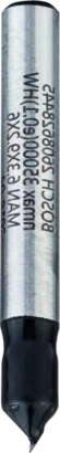 BOSCH	بنطة راوتر للتجاويف علي شكل V قطر6 مم - اجمالى الطول 45 مم	2608628445