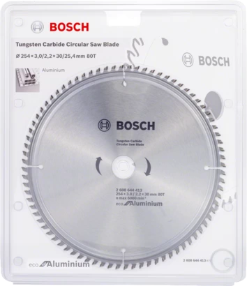 BOSCH	صينية منشار 10 بوصة  للالومنيوم 80 سنة Eco Line	2608644413