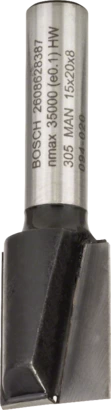 BOSCH	بنطة راوتر للتجاويف المستقيمه قطر 8 مم - اجمالى الطول 51 مم	2608628387