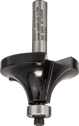 BOSCH	بنطة راوتر لتدوير الحواف قطر 8 مم - اجمالى الطول 66 مم	2608628345