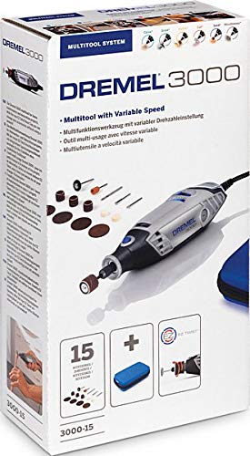 DREMEL 3000-3000-15 شنيور 130 وات + 15 قطعة اكسسوار