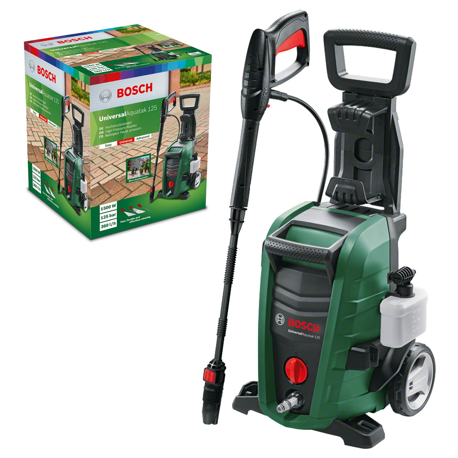BOSCH 06008A7A00 ماكينة غسيل ضغط عالي 125 بار - 360 لتر/ساعة - 1500وات