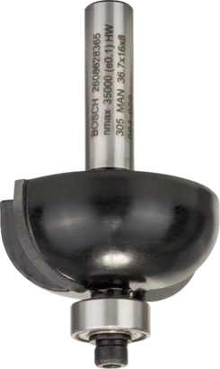 BOSCH	بنطة راوتر لتخديد التجاويف الدائريه 8 مم اجمالى الطول 58 مم	2608628365