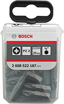 BOSCH	باكت سنون مفكات 25 قطعه PZ2 * 25 MM	2608522187