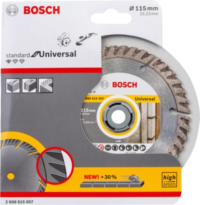 BOSCH	ديسك قطعية الماظ يونيفرسال 4.5 بوصة 	2608615057