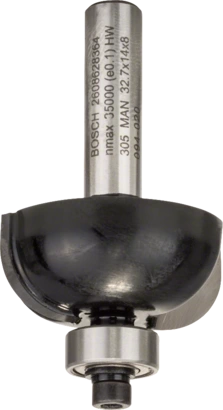 BOSCH	بنطة راوتر لتخديد التجاويف الدائريه 8 مم اجمالى الطول 55 مم	2608628364