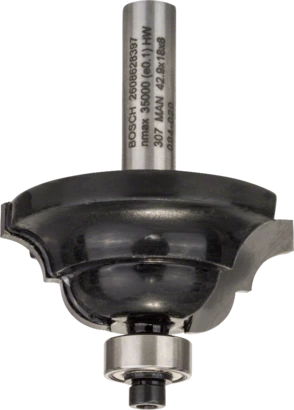 BOSCH	بنطة راوتر لتشكيل الحواف D قطر 8 مم - اجمالي الطول 57 مم	2608628397