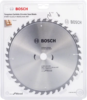 BOSCH	صينية منشار 12 بوصة  للخشب 40 سنة Eco Line	2608644409