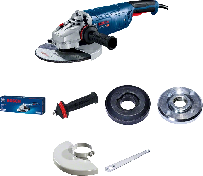 BOSCH GWS 24-230 P صاروخ  9 " 2400 وات ضد الصدمات