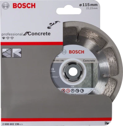 BOSCH	ديسك قطعية الماظ للخرسانة 4,5 بوصة	2608602196