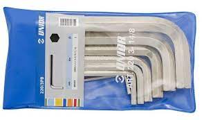 UNIOR	UN-601061	طقم الن قصير من 3 مم : 19 مم 10 قطع