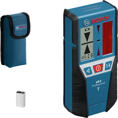 BOSCH LR 2 ريسيفر مخصص لجهاز تحديد مستوى دوار 300 متر- 400 متر حتى مدى 200 متر