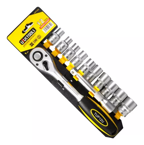 UYUTOOLSTUP12Uطقم لقم 1/2 " باليد 12 "