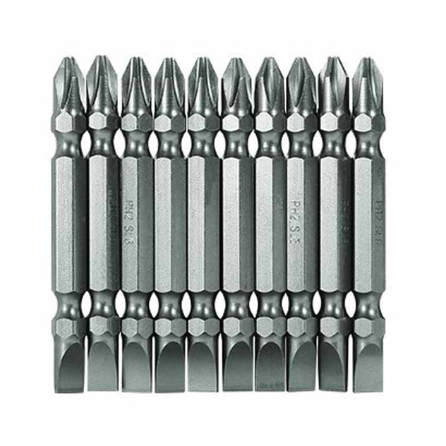 UYUTOOLSBTS65HL6طقم سن مفك ناحيتين عادة وصليبة 10 ق