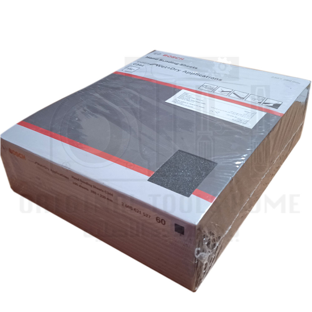 BOSCH	صنفره ورقيه سليكون كربيد للخشب و الحديد خشانه 320 مقاس 230 * 280 مم	2608621535