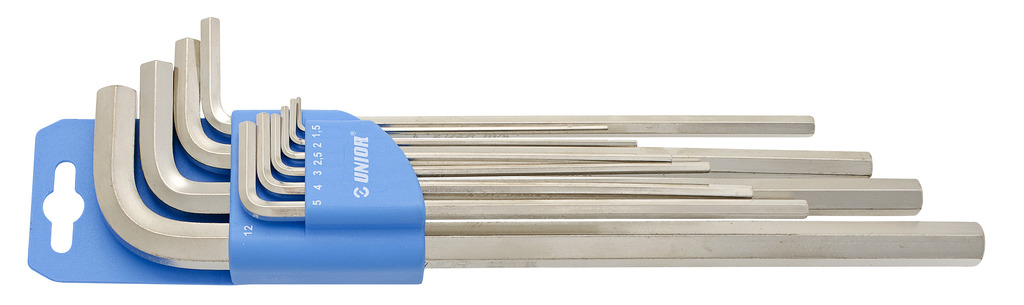 UNIOR	UN-617080	طقم الن  طويل  من 1.5 مم : 12 مم  10 قطع