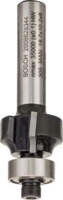 BOSCH	بنطة راوتر لتدوير الحواف قطر 8 مم - اجمالى الطول 53 مم	2608628344