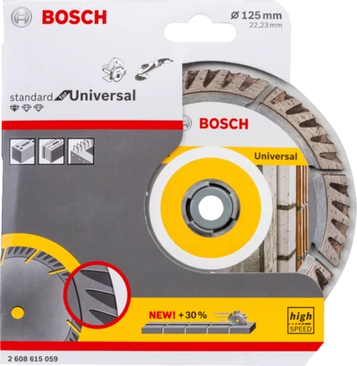 BOSCH	ديسك قطعية الماظ يونيفرسال 5 بوصة 	2608615059