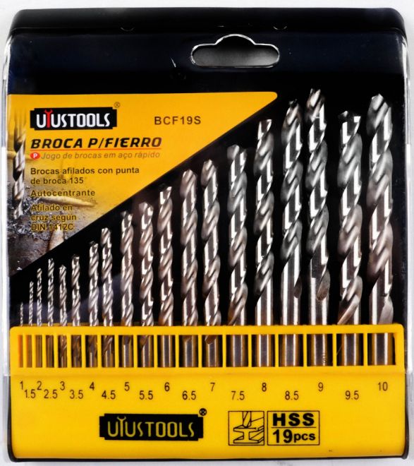 UYUTOOLSBCF19Sطقم بنط سريعة 19 ق