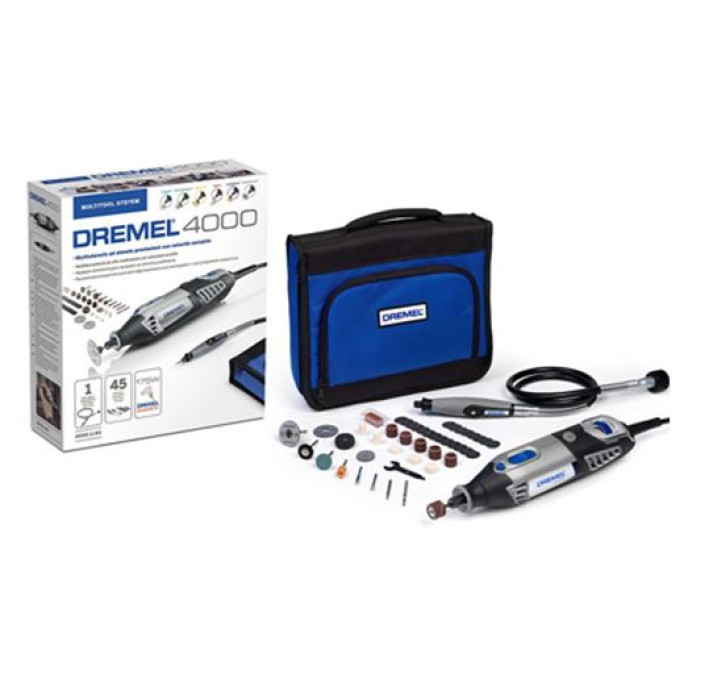 DREMEL CORDED RT 4000-1/45شنيور 175 وات + 45 قطعة اكسسوار