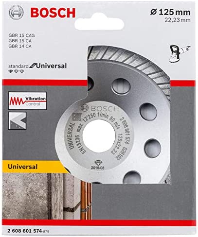 BOSCH	قرص الماظ 5 بوصه للتجليخ تربو	2608601574