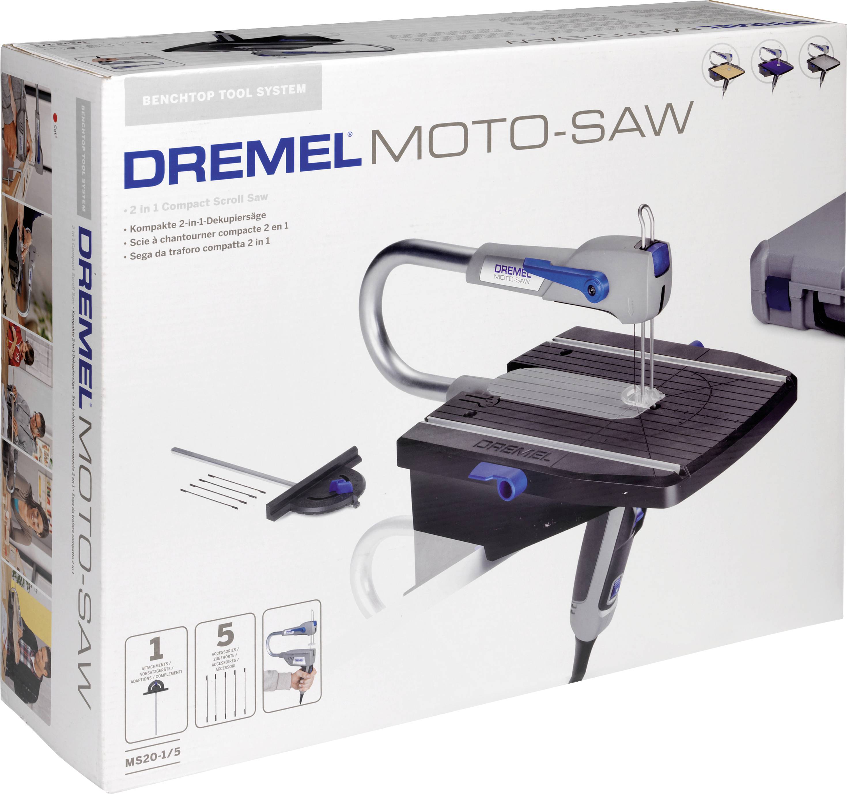DREMEL MOTO-SAW (MS20-1/5 ) منشار قطع لولبى مدمج وسهل الاستخداد لاجراء اعمال القطع المعقدة