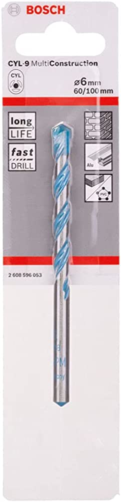 BOSCH	بنطه كعب سليندر متعددة الاستخدمات 6 مم * 100 مم 	2608596053