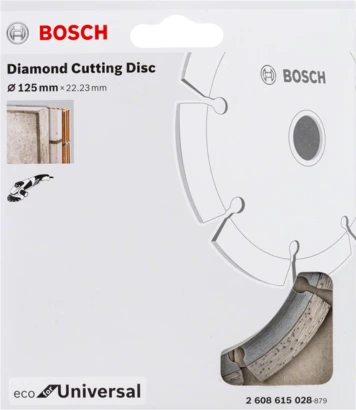 BOSCH	ديسك قطعية الماظ يونيفرسال 5 بوصة ايكو	2608615028