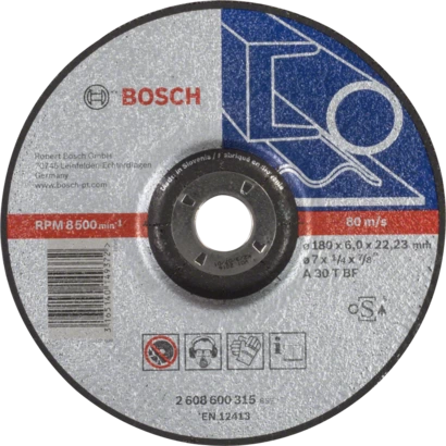 BOSCH	حجر تجليخ 7 بوصة * 6 مم	2608600315